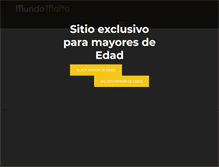 Tablet Screenshot of mundomalta.com